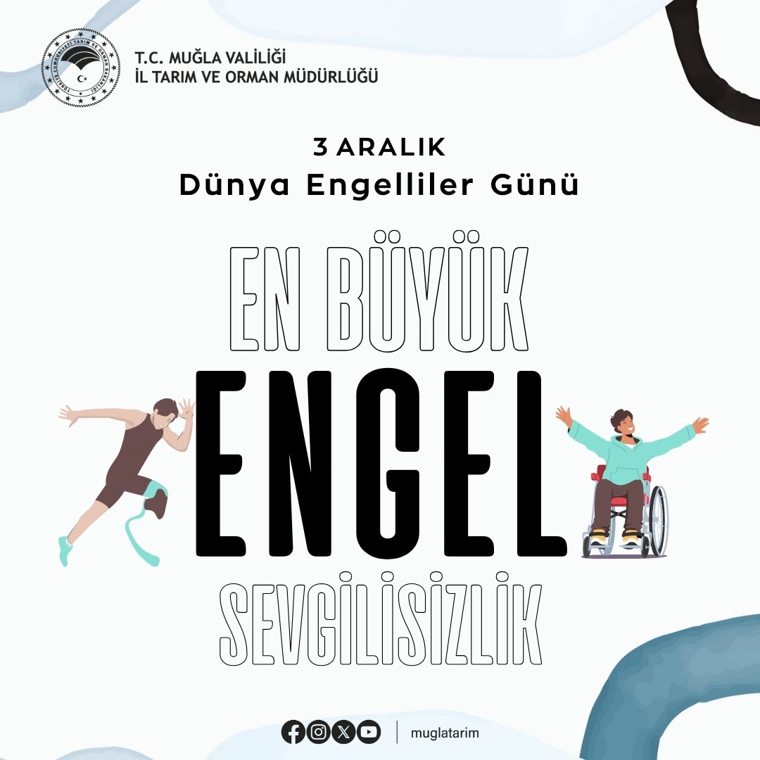 Muğla'da 3 Aralık Dünya Engelliler Günü Mesajı: Gerçek Engel Sevgi Eksikliğidir