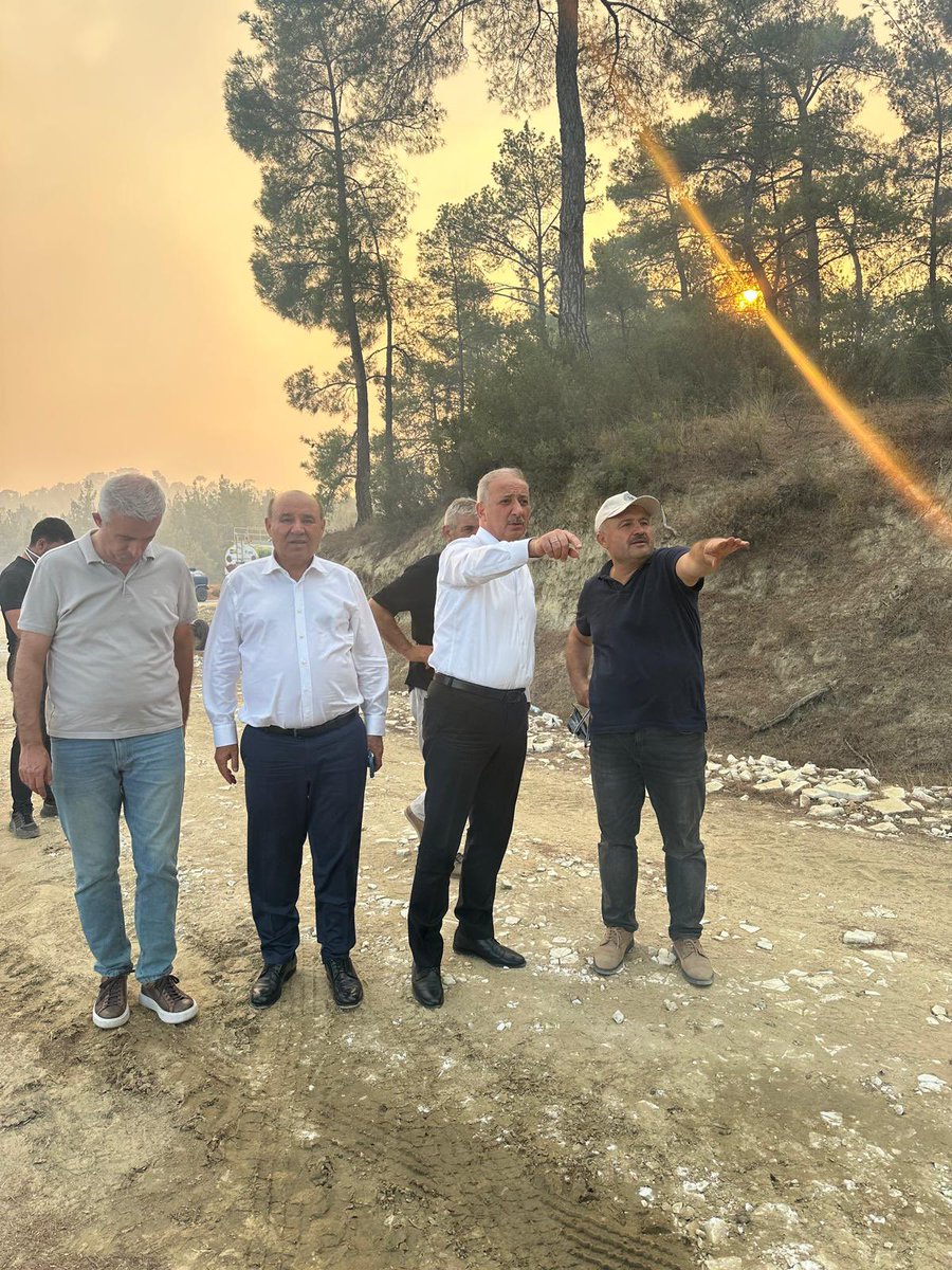 Kavaklıdere'deki Yangın İçin Hızlı Müdahale: Ak Parti Milletvekili Yakup Otgöz Yerinde İncelemelerde Bulundu