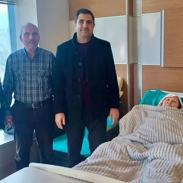 Ortaca Belediye Başkanı Evren Tezcan, Ameliyat Geçiren Hastayı Ziyaret Etti