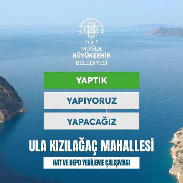 Muğla'nın Ula İlçesinde İçme Suyu Altyapısı Yenileniyor