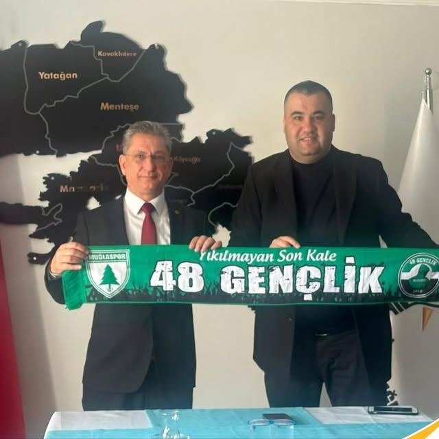 AK Parti Muğla İl Başkanı Haluk Laçine'den Muğlaspor 48 Gençlik Taraftarlar Derneği'ne Teşekkür