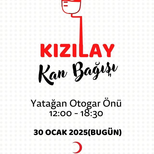 Yatağan'da Kızılay Kan Bağışı Etkinliği