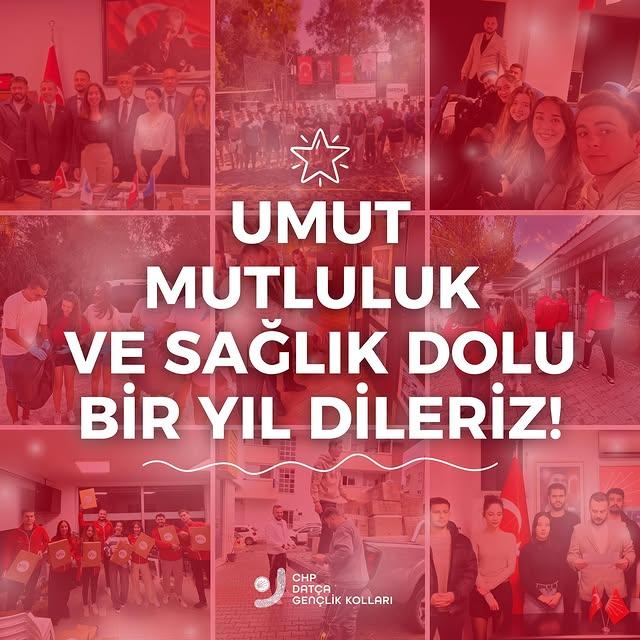 Datça Gençleri 2025 Yılına Umutla Mesajlar Gönderdi