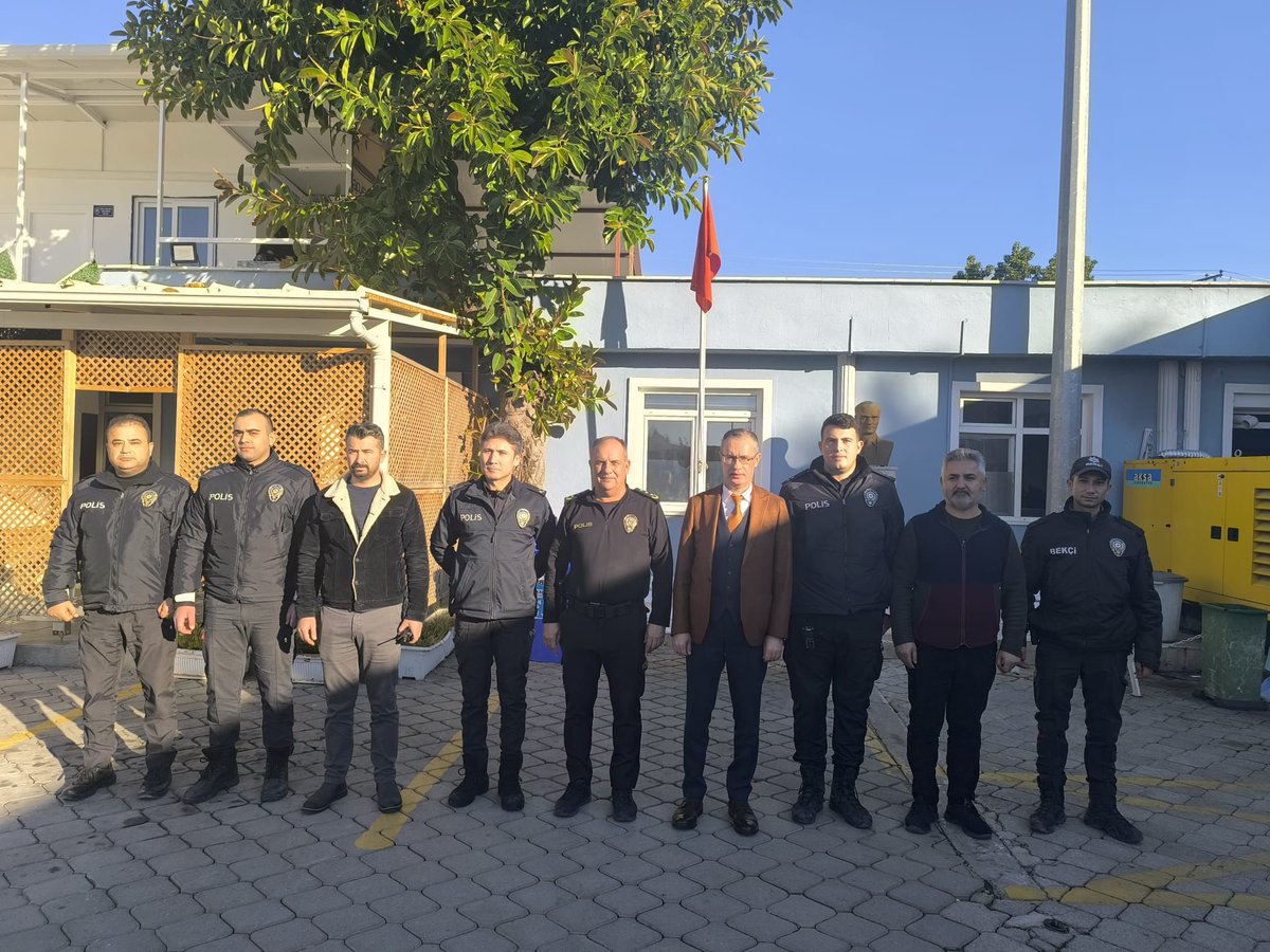 Fethiye Kaymakamı İsmail Hakkı Ertaş, İlçe Emniyet Müdürlüğü Polis Merkezi Amirliği'ni Ziyaret Etti