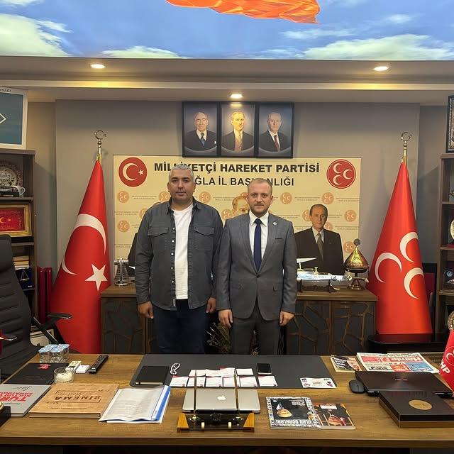 MHP Muğla İl Teşkilatı Sercan Atasoy'u Ağırladı