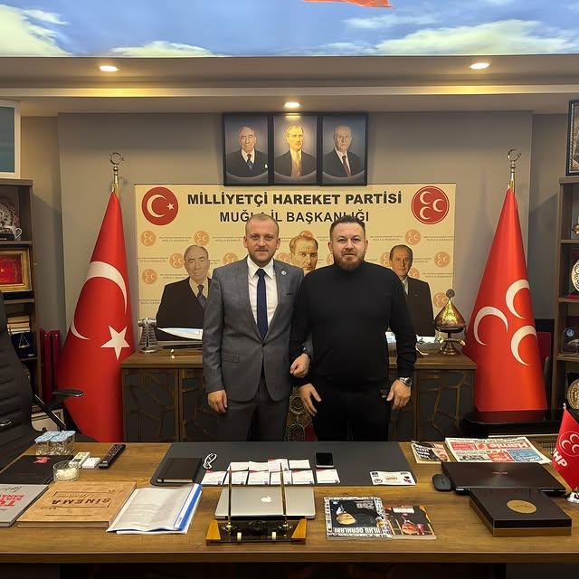 Menteşe Ortaköy Mahallesi Muhtarı ve Ortaköyspor Başkanı Ziyaret Edildi