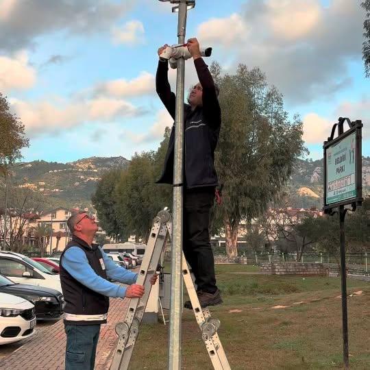 Marmaris'teki parklar daha güvenli hale geliyor