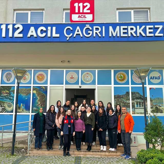 Öğrenciler Muğla 112 Acil Çağrı Merkezi'ni Ziyaret Etti