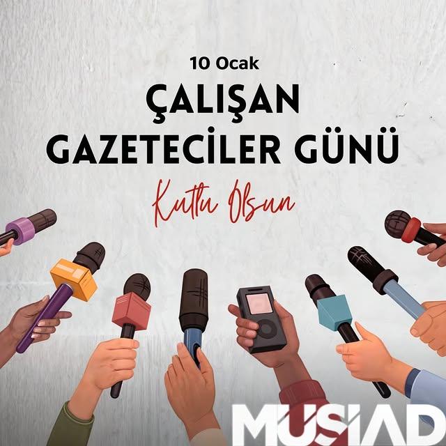 Gazetecilere Övgü: 10 Ocak Çalışan Gazeteciler Günü Kutlandı