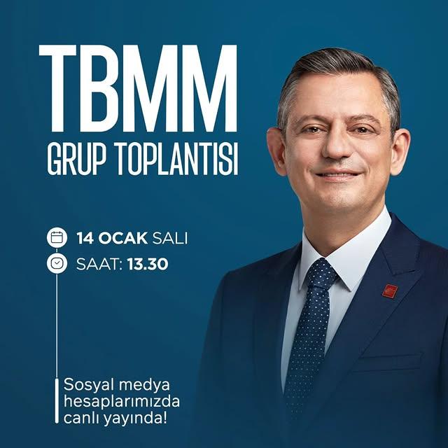 CHP Genel Başkanı Özgür Özel, Haftalık Grup Toplantısında Konuşacak