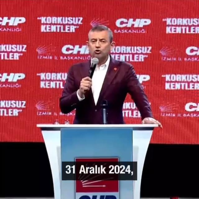 CHP Genel Başkanı Özel, Partiye Yönelik Eleştirilere Cevap Verdi