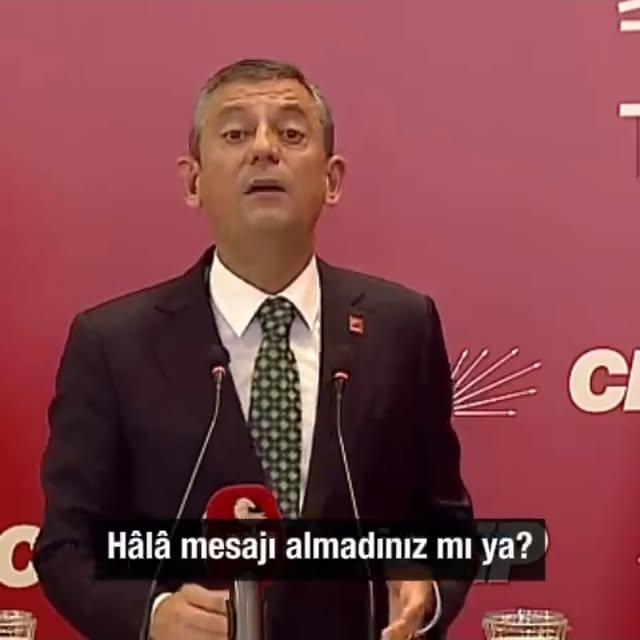 CHP Genel Başkanı Özgür Özel: Yerel Yönetimlerde Millete Güvenin