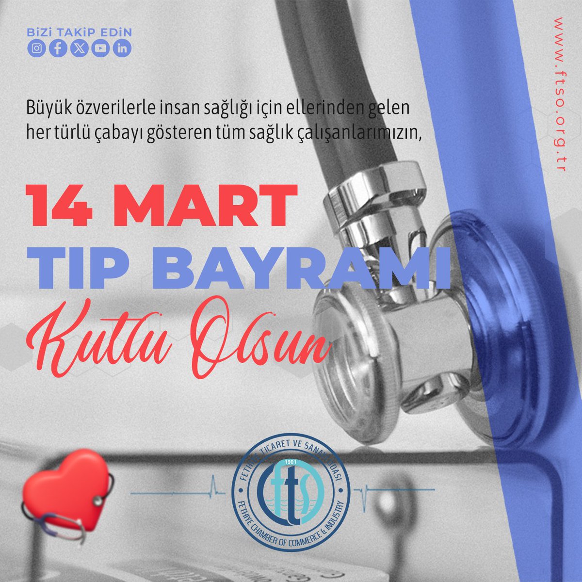 Fethiye'de 14 Mart Tıp Bayramı Kutlandı