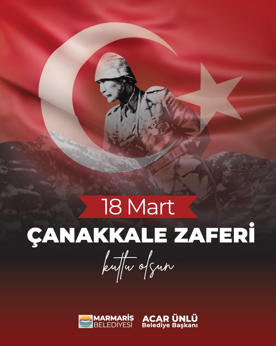 Marmaris'te 18 Mart Çanakkale Zaferi Coşkuyla Kutlandı