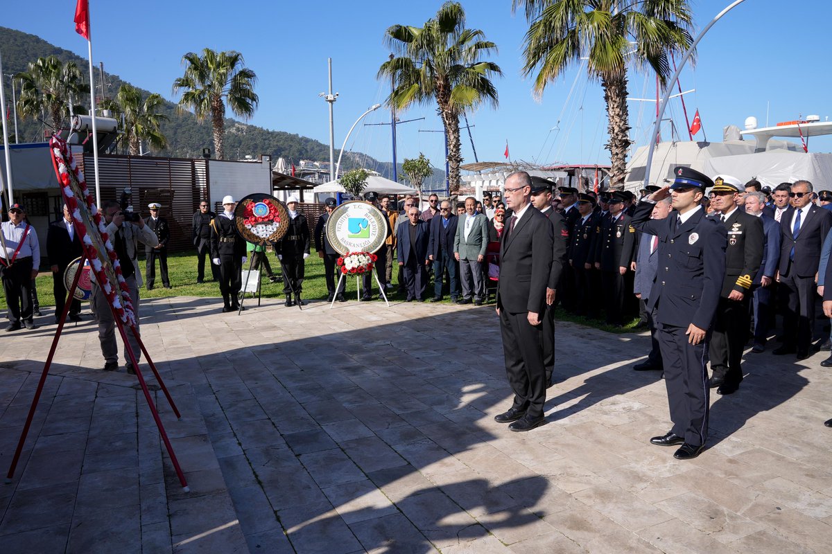 Fethiye'de 18 Mart Şehitler Günü ve Çanakkale Deniz Zaferi Anıldı